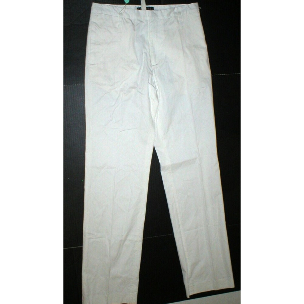 New Womens NWT $674 Designer Peachoo + Krejberg 30 36 White Pants M France Tall